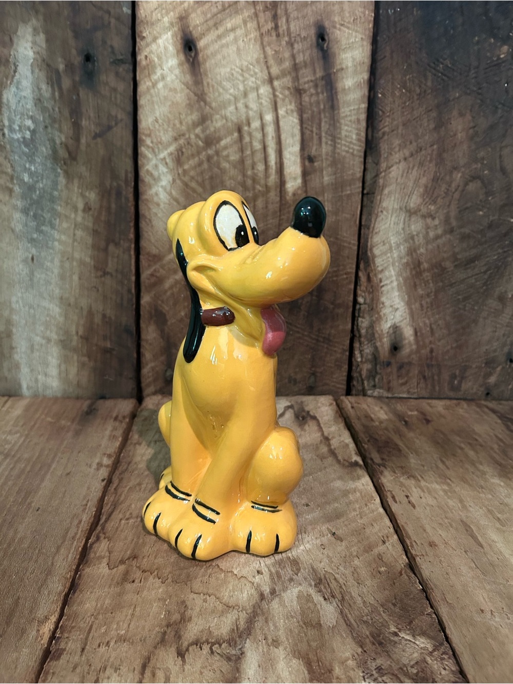 Pluto Ceramic Figurine Vintage